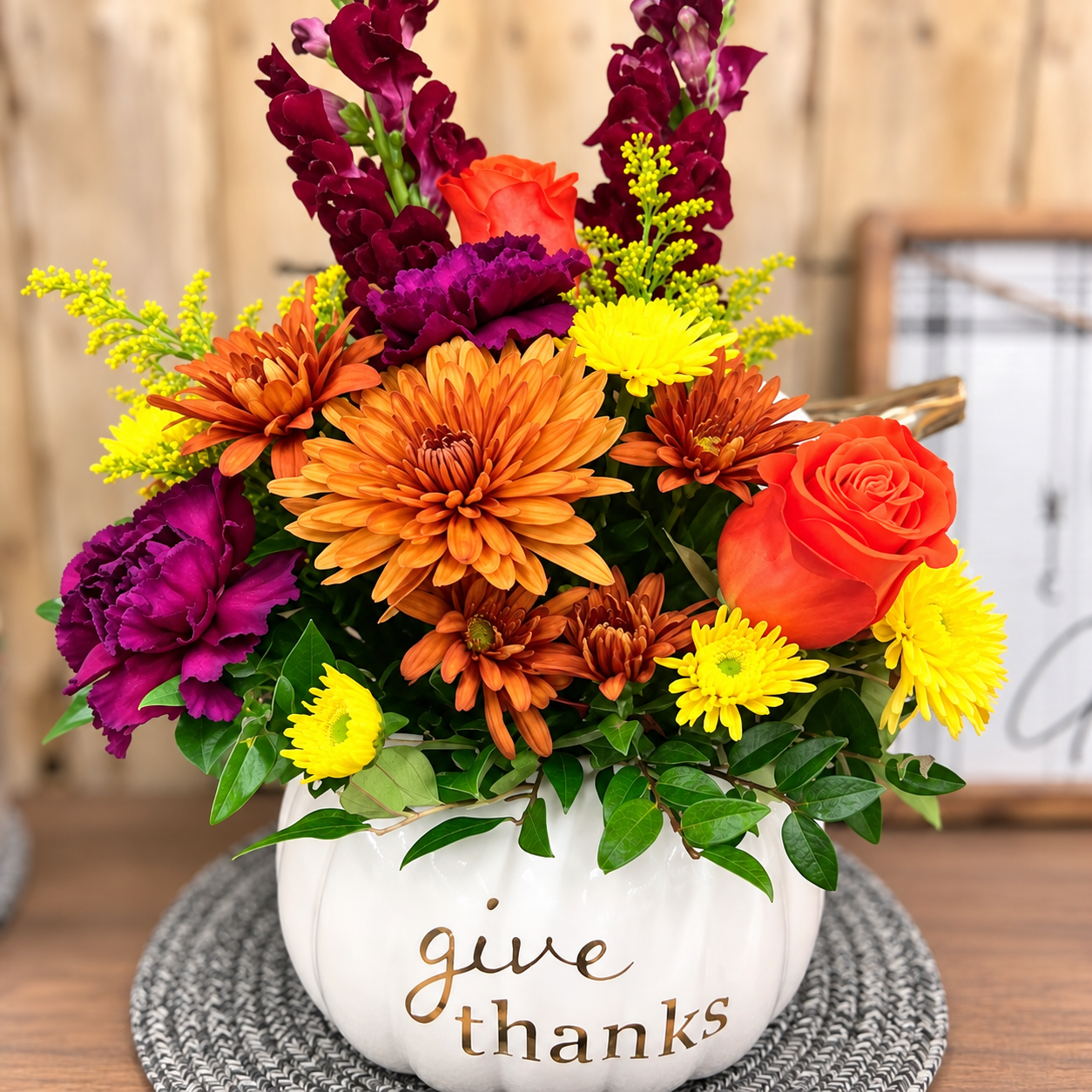 Give Thanks Pumpkin