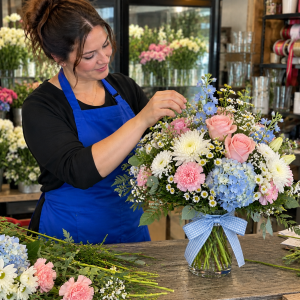 Designer’s Choice New Baby Flower Arrangement