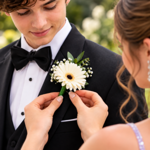Boutonniere- Gerber Daisy * special order
