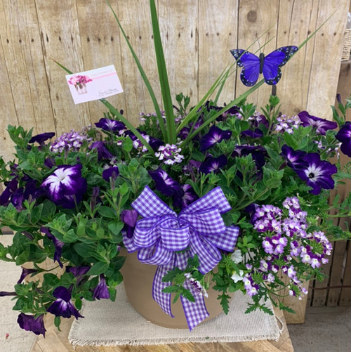 Decorated Planter