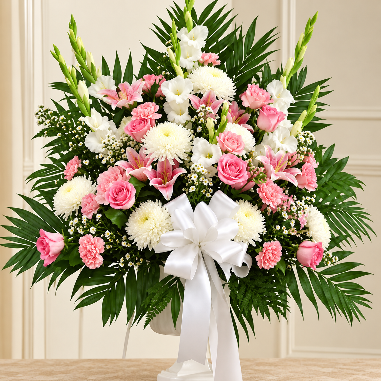 Funeral Basket- Plastic base - Image 2