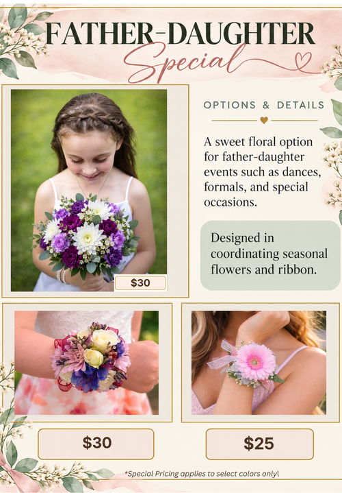 Wristlet- Father Daughter Dance Special Only