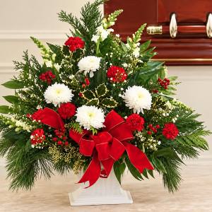 Funeral Basket- Plastic base