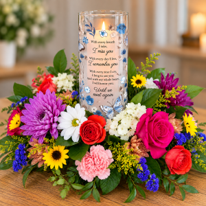 Until We Meet Memorial Vase & Flowers
