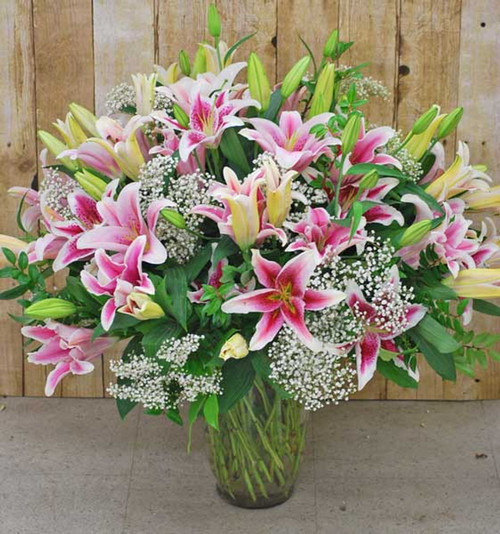 Valentine Lilies Arranged