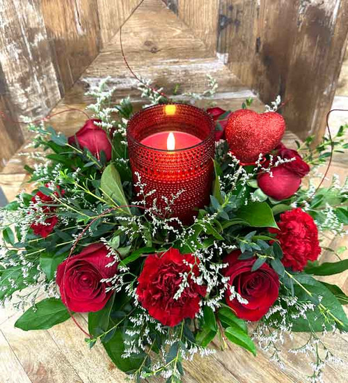 Light of My Life- Glass LED Candle included